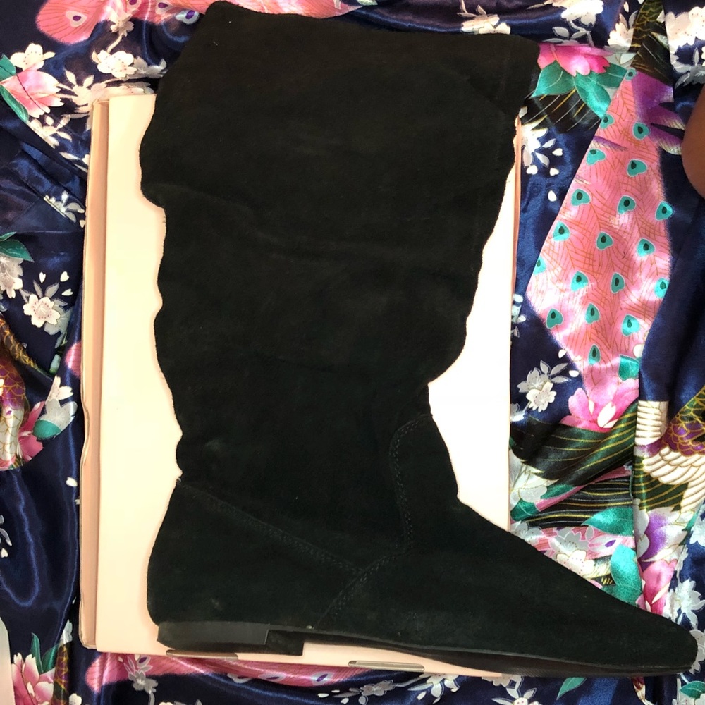 Suede Slouchy Boots